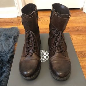 Vince Camuto Taryn Burly Brown Boot